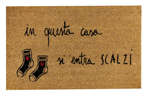 Zerbino IN QUESTA CASA SI ENTRA SCALZI