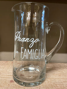 Caraffa PRANZO IN FAMIGLIA