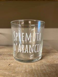 Bicchiere SPREMUTA D’ARANCIA X2